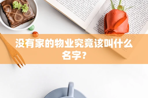 没有家的物业究竟该叫什么名字？