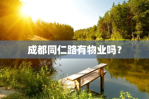 成都同仁路有物业吗？