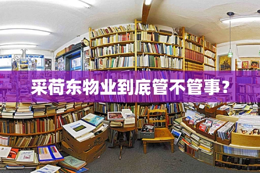 采荷东物业到底管不管事？