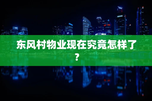 东风村物业现在究竟怎样了？