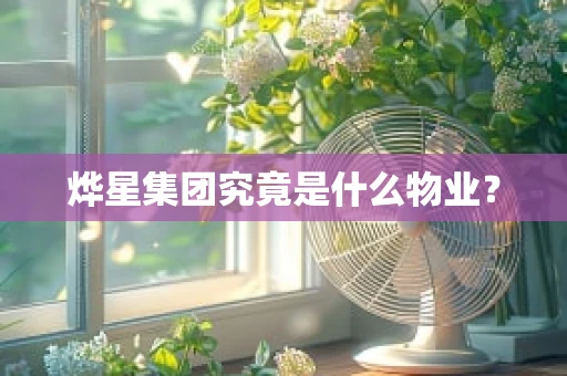 烨星集团究竟是什么物业？