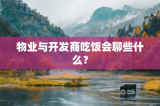 物业与开发商吃饭会聊些什么？