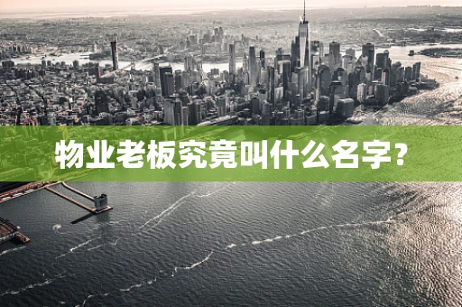 物业老板究竟叫什么名字？