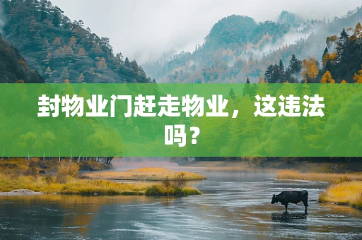 封物业门赶走物业，这违法吗？