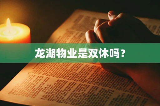 龙湖物业是双休吗？