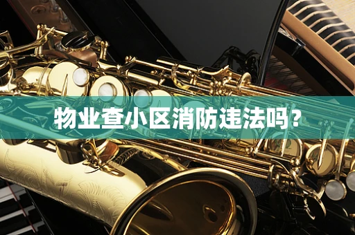 物业查小区消防违法吗？