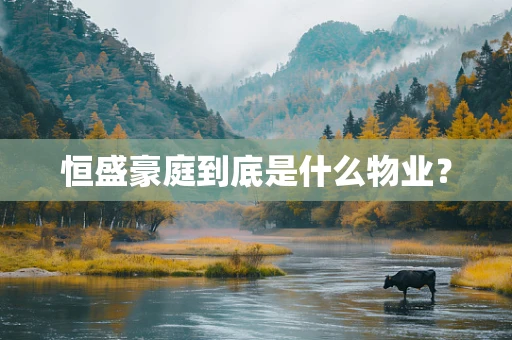 恒盛豪庭到底是什么物业？