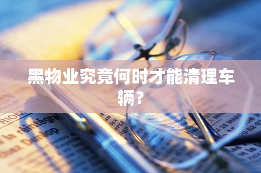 黑物业究竟何时才能清理车辆？