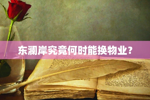 东澜岸究竟何时能换物业？