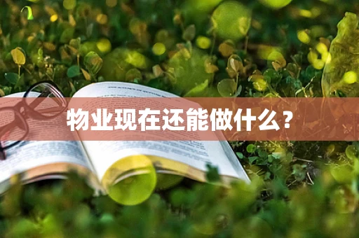 物业现在还能做什么？