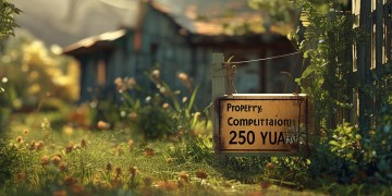 物业赔偿250元，这是真的吗？