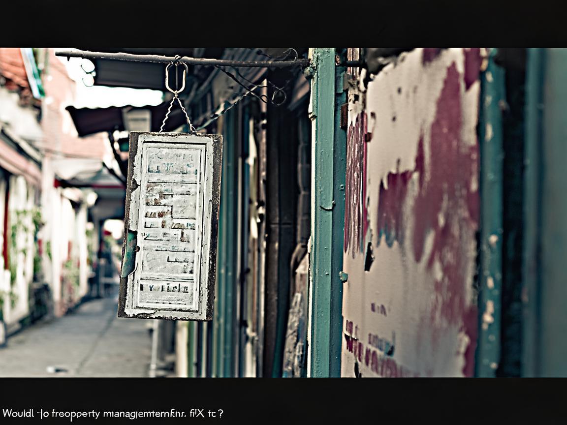 店铺招牌坏了物业会修吗？