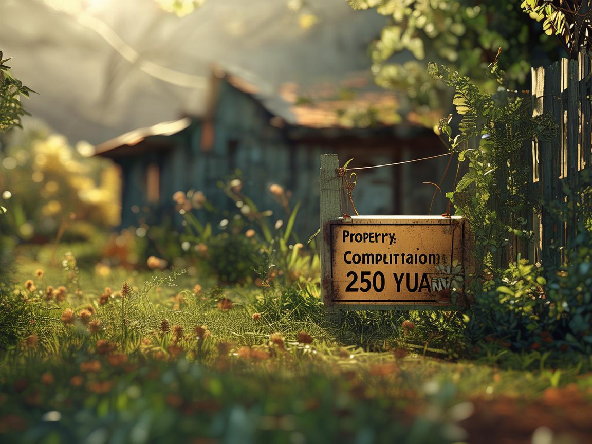 物业赔偿250元，这是真的吗？