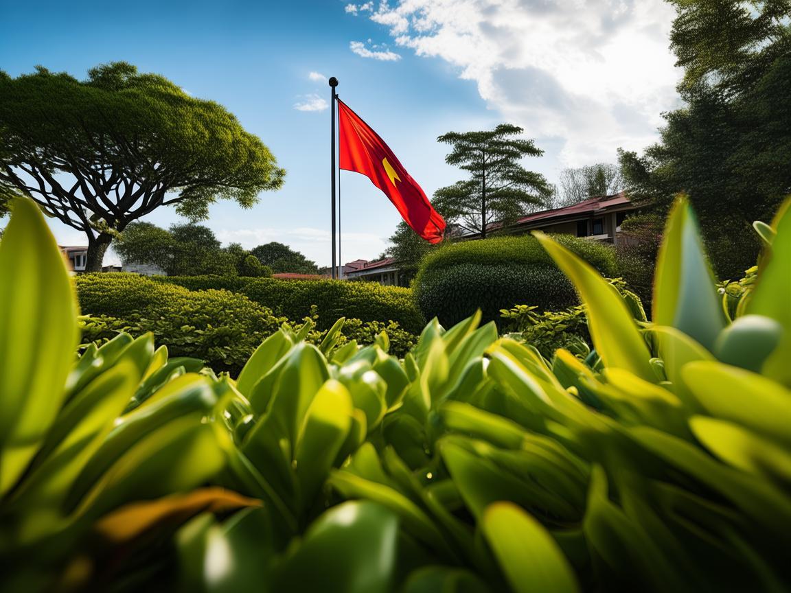 泰兴小区物业有国旗吗？